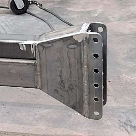 Strengthen hitch connection to a trailer frame.